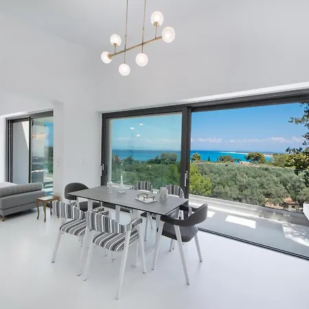 Vilă Anthos - Fresh Modern Villa, Pool, Close To The Agios Ioannis (Lefkada)